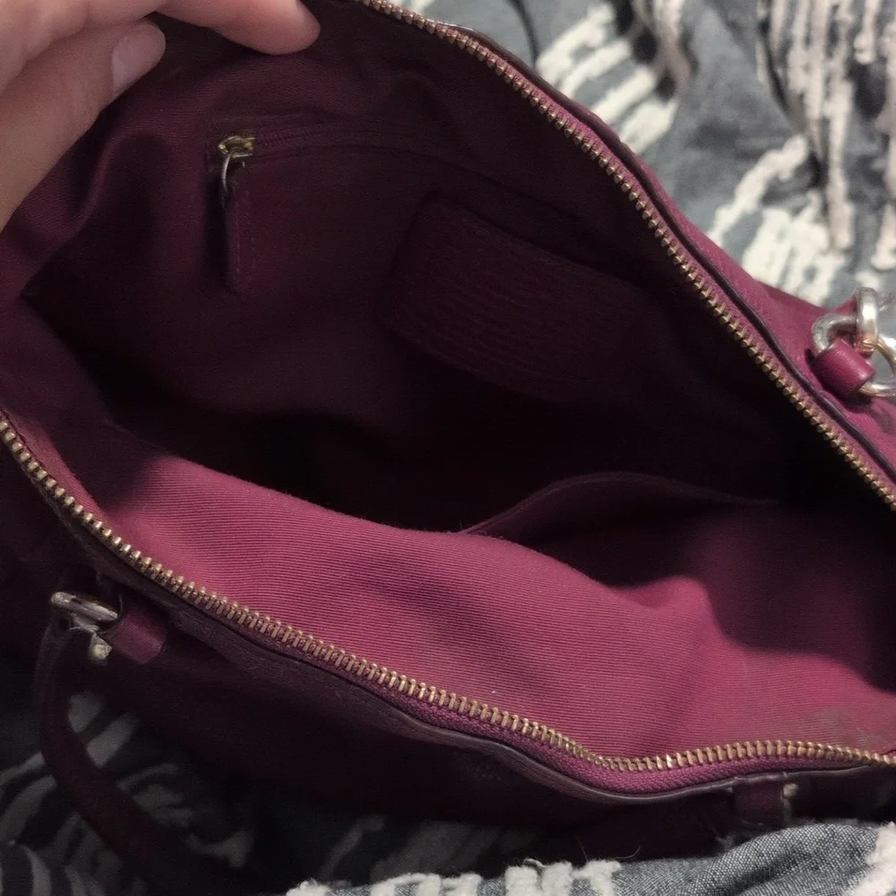 Coach Pebble Leather Small Kelsey Satchel USED - Picture 9 of 9